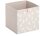 Zeller Pampasgrass Aufbewahrungsbox beige 32,0 x 32,0 x 32,0 cm, 1 St.