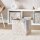 Zeller Pampasgrass Aufbewahrungsbox beige 32,0 x 32,0 x 32,0 cm, 1 St.