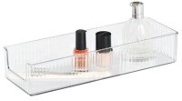 Zeller Schreibtisch-Organizer 3tlg-Set transparent Kunststoff 10,0 x 30,0 x 5,0 cm