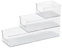 Zeller Schreibtisch-Organizer 3tlg-Set transparent...
