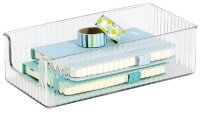 Zeller Schreibtisch-Organizer 3tlg-Set transparent Kunststoff 10,0 x 30,0 x 5,0 cm