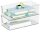 Zeller Schreibtisch-Organizer 3tlg-Set transparent Kunststoff 10,0 x 30,0 x 5,0 cm