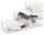 Zeller Schreibtisch-Organizer 3tlg-Set transparent Kunststoff 10,0 x 30,0 x 5,0 cm