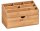 Zeller Schreibtisch-Organizer natur Bambus 6 Fächer 25,4 x 12,5 x 15,0 cm