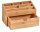 Zeller Schreibtisch-Organizer natur Bambus 6 Fächer 25,4 x 12,5 x 15,0 cm
