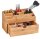 Zeller Schreibtisch-Organizer natur Bambus 6 Fächer 25,4 x 12,5 x 15,0 cm
