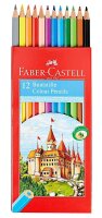 FABER-CASTELL CASTLE Buntstifte farbsortiert, 12 St.