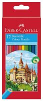 FABER-CASTELL CASTLE Buntstifte farbsortiert, 12 St.