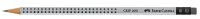 FABER-CASTELL GRIP 2001 Bleistifte HB silber mit...