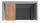 rocada Besprechungsecke Soft Seating schwarz, grau grau Stoff 125,0 x 68,0 x 137,0 cm, 1 St.