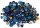 Rayher Perlen-Set Glasperlenmix mit Effektperlen royalblau