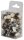 Rayher Perlen-Set Glasperlenmix mit Effektperlen schwarz/weiß