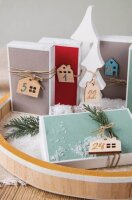 Rayher Adventskalenderzahlen Holz 1- 24 natur