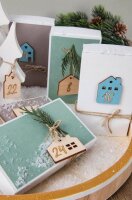Rayher Adventskalenderzahlen Holz 1- 24 natur