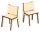 Rayher Dekoartikel Wichtel Mini Stühle beige 2 St.