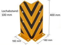 SZ Metall Rammschutz Ecke U-Profil U-Form 16,5 x 40,0 cm,...
