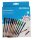 DONAU Glitzer Gelschreiber transparent 1,0 mm, Schreibfarbe: farbsortiert, 12 St.