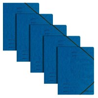 herlitz Eckspanner easy orga DIN A4 blau, 5 St.
