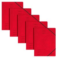 herlitz Eckspanner easy orga DIN A4 rot, 5 St.