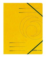 herlitz Eckspanner easy orga DIN A4 gelb, 5 St.