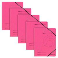 herlitz Eckspanner easy orga DIN A4 pink, 5 St.