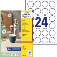 AVERY Zweckform Etiketten L3415-100 weiß 40,0  x...
