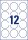 AVERY Zweckform Etiketten L3416-100 weiß 60,0 x 60,0 mm, 100 Blatt