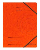 herlitz Eckspanner easy orga DIN A4 orange, 5 St.