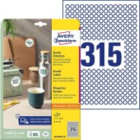 AVERY Zweckform Etiketten L6019REV-25 weiß 10,0 x...