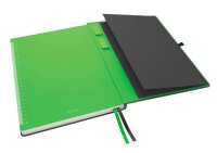 LEITZ Notizbuch Complete DIN A4 kariert, schwarz Hardcover 160 Seiten, 1 St.