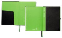 LEITZ Notizbuch Complete DIN A4 kariert, schwarz Hardcover 160 Seiten, 1 St.