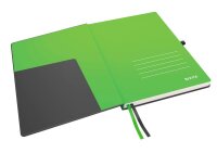 LEITZ Notizbuch Complete DIN A4 kariert, schwarz Hardcover 160 Seiten, 1 St.