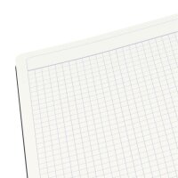 LEITZ Notizbuch Complete DIN A4 kariert, schwarz Hardcover 160 Seiten, 1 St.