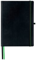 LEITZ Notizbuch Complete DIN A4 kariert, schwarz Hardcover 160 Seiten, 1 St.