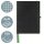 LEITZ Notizbuch Complete DIN A4 kariert, schwarz Hardcover 160 Seiten, 1 St.