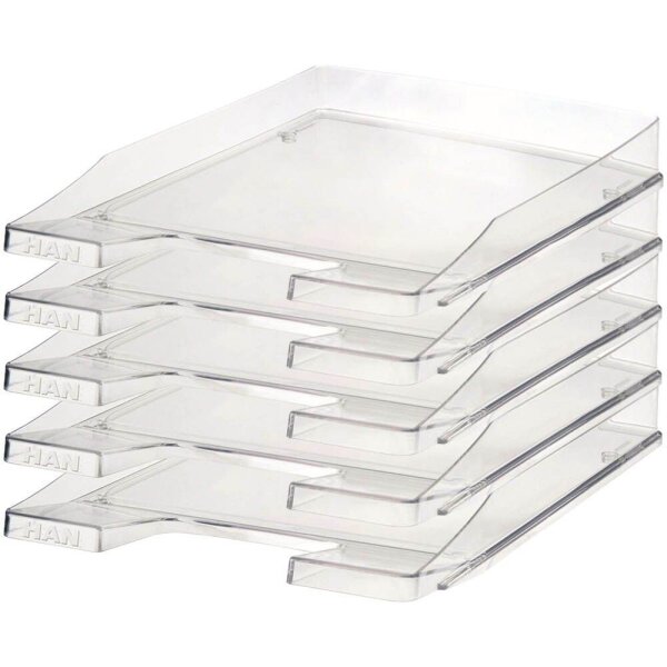 HAN Briefablagen Junior transparent DIN A4, 5 St.
