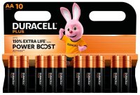 DURACELL Batterien PLUS Alkali-Mangan Mignon AA 1,5 V, 10...