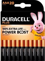 DURACELL Batterien PLUS Alkali-Mangan Micro AAA 1,5 V, 20...
