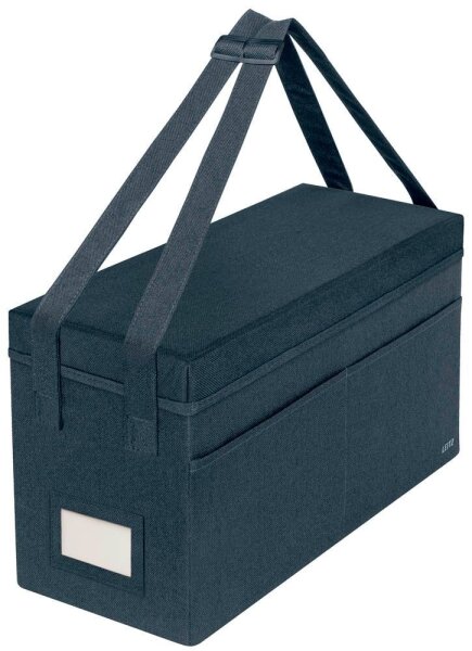 LEITZ Desk Sharing Tasche mit Deckel 67230089 Stoff grau