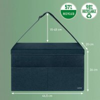 LEITZ Desk Sharing Tasche mit Deckel 67230089 Stoff grau