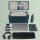 LEITZ Desk Sharing Tasche mit Deckel 67230089 Stoff grau