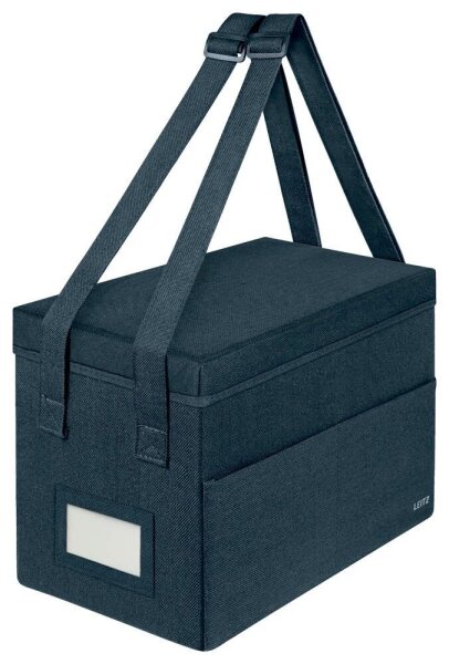 LEITZ Desk Sharing Tasche mit Deckel 67240089 Stoff grau