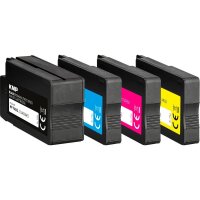 KMP Gold schwarz, cyan, magenta, gelb Druckerpatrone kompatibel zu HP 963XL (3YP35AE), 4er-Set