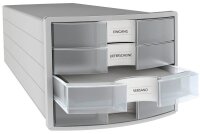 HAN Schubladenbox Impuls  transparent 1012-63D, DIN A4...