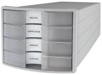 HAN Schubladenbox Impuls  transparent 1012-63D, DIN A4...