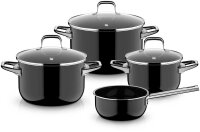 WMF Topf-Set Fusiontec® Essential Pro schwarz 4-tlg.,...