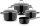 WMF Topf-Set Fusiontec® Essential Pro schwarz 4-tlg., 1 Set
