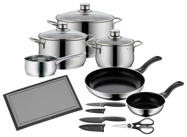 WMF Kochgeschirr-Set Diadem Plus silber 10-tlg., 10 Set