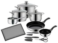 WMF Kochgeschirr-Set Diadem Plus silber 10-tlg., 10 Set