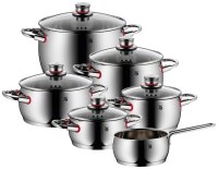 WMF Topf-Set Quality One silber 6-tlg., 6 Set